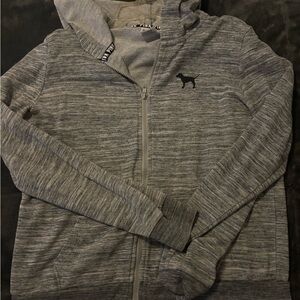 Victoria's Secret PINK Gray Zip-Up Hoodie